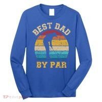 Best Dad By Par Gift For Golfer Daddy Father's Day Gift Long Sleeve Shirt thumb 0