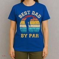 Best Dad By Par Gift For Golfer Daddy Father's Day Gift T-Shirt thumb 4