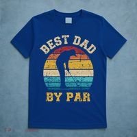 Best Dad By Par Gift For Golfer Daddy Father's Day Gift T-Shirt thumb 5