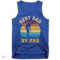 Best Dad By Par Gift For Golfer Daddy Father's Day Gift Tank Top thumb 0