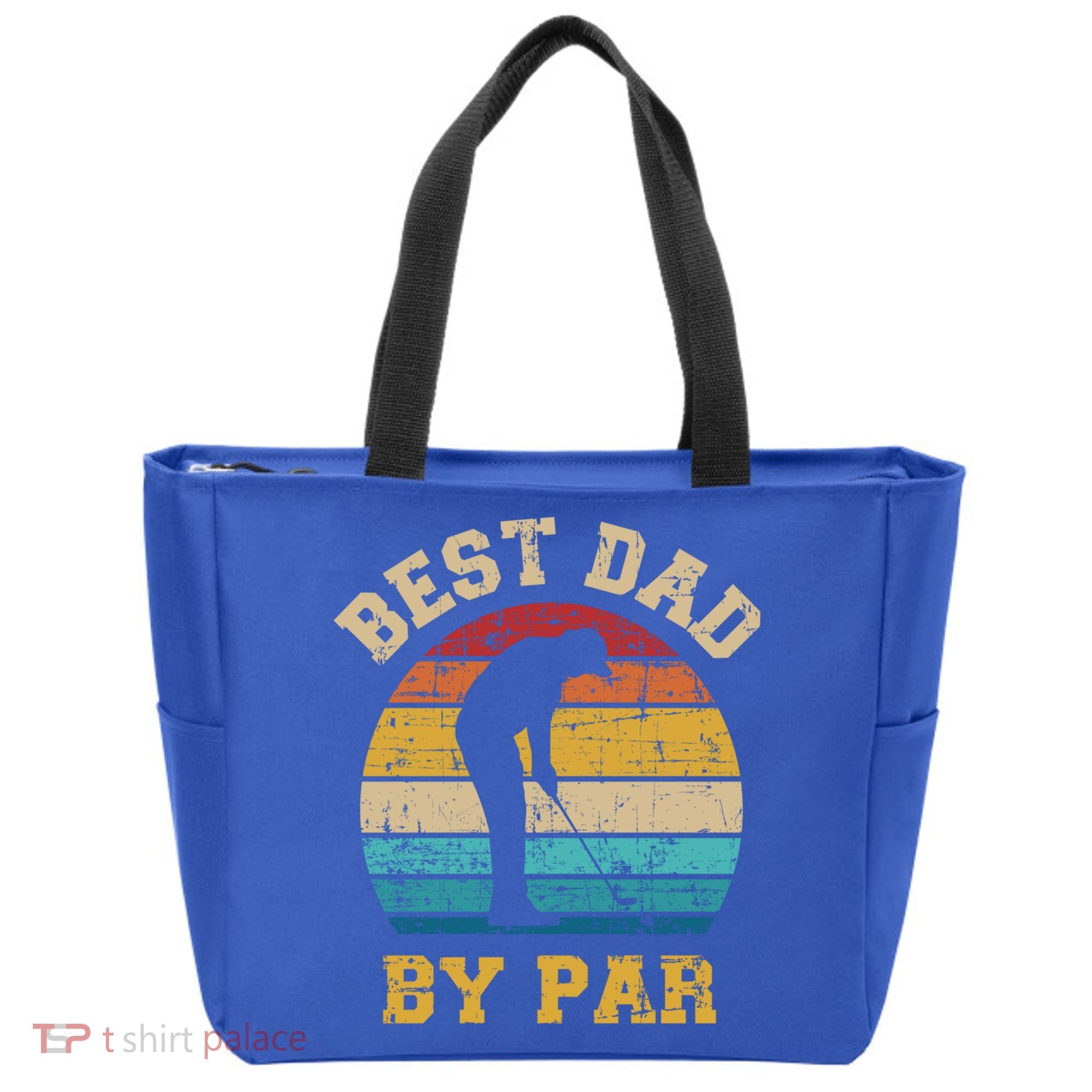 Best Dad By Par Gift For Golfer Daddy Father's Day Gift Tote Bag