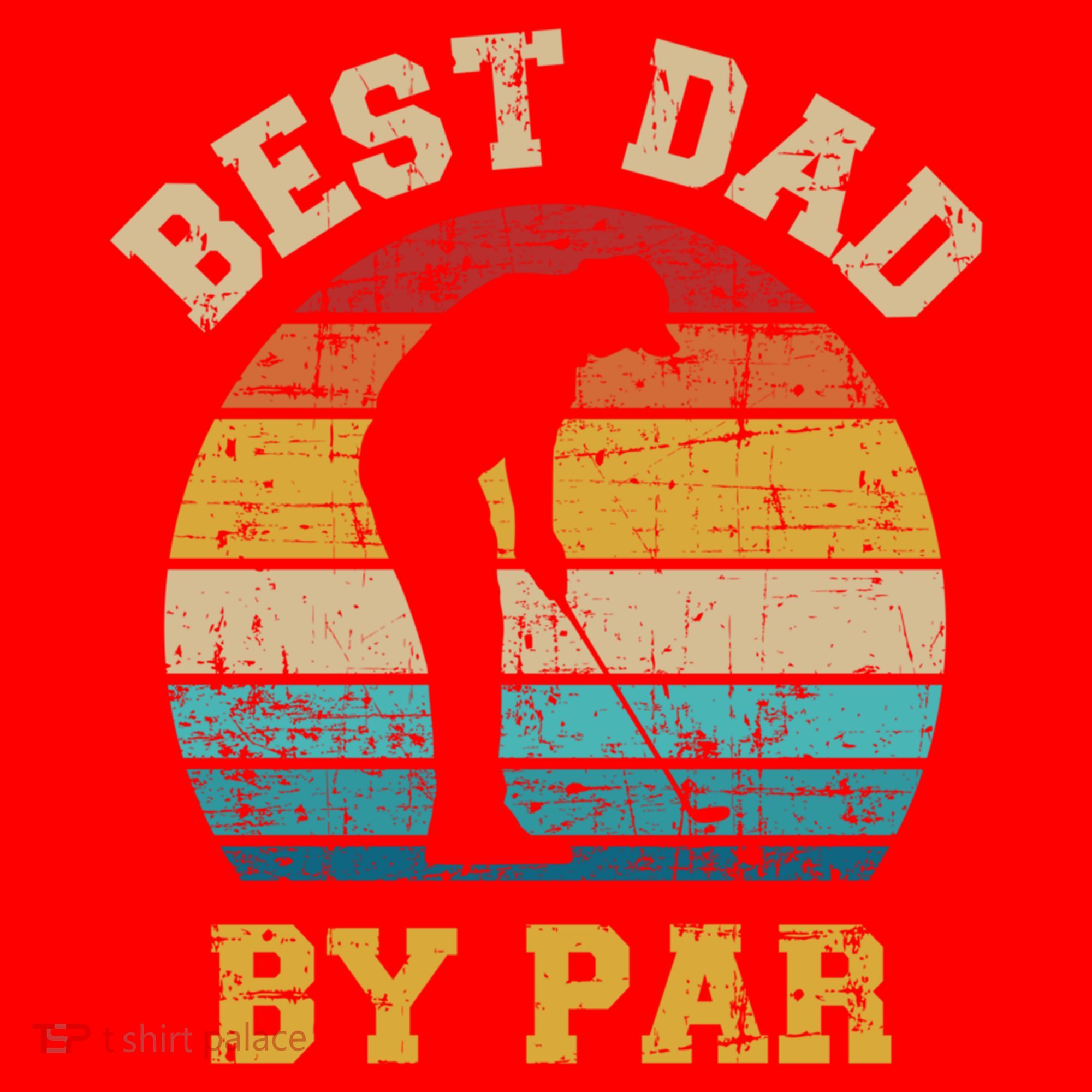 Best Dad By Par Gift For Golfer Daddy Father's Day Gift Santa Hat