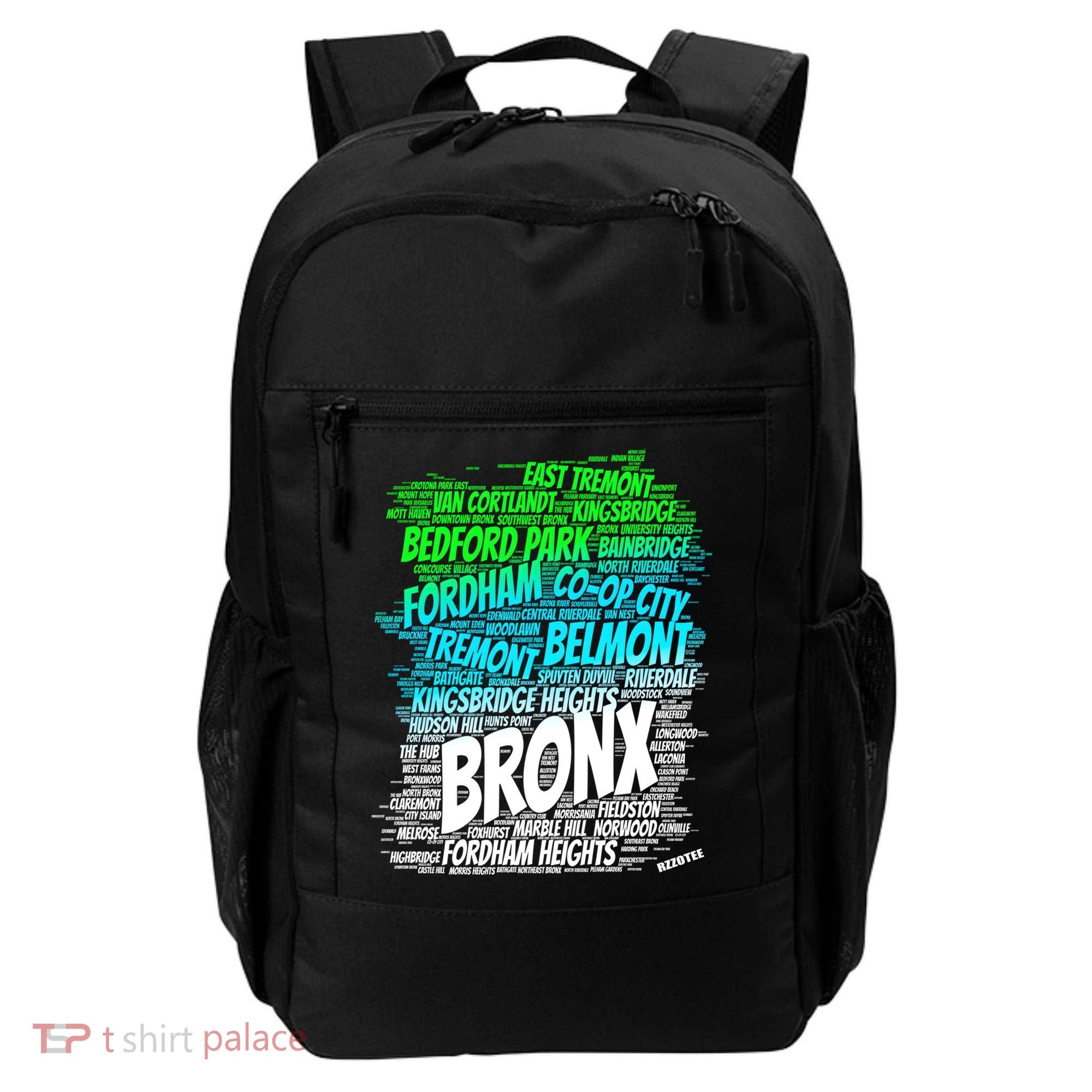Boogie Down Bronx New York City Pride Map Area Like A Zoo Gift Backpack