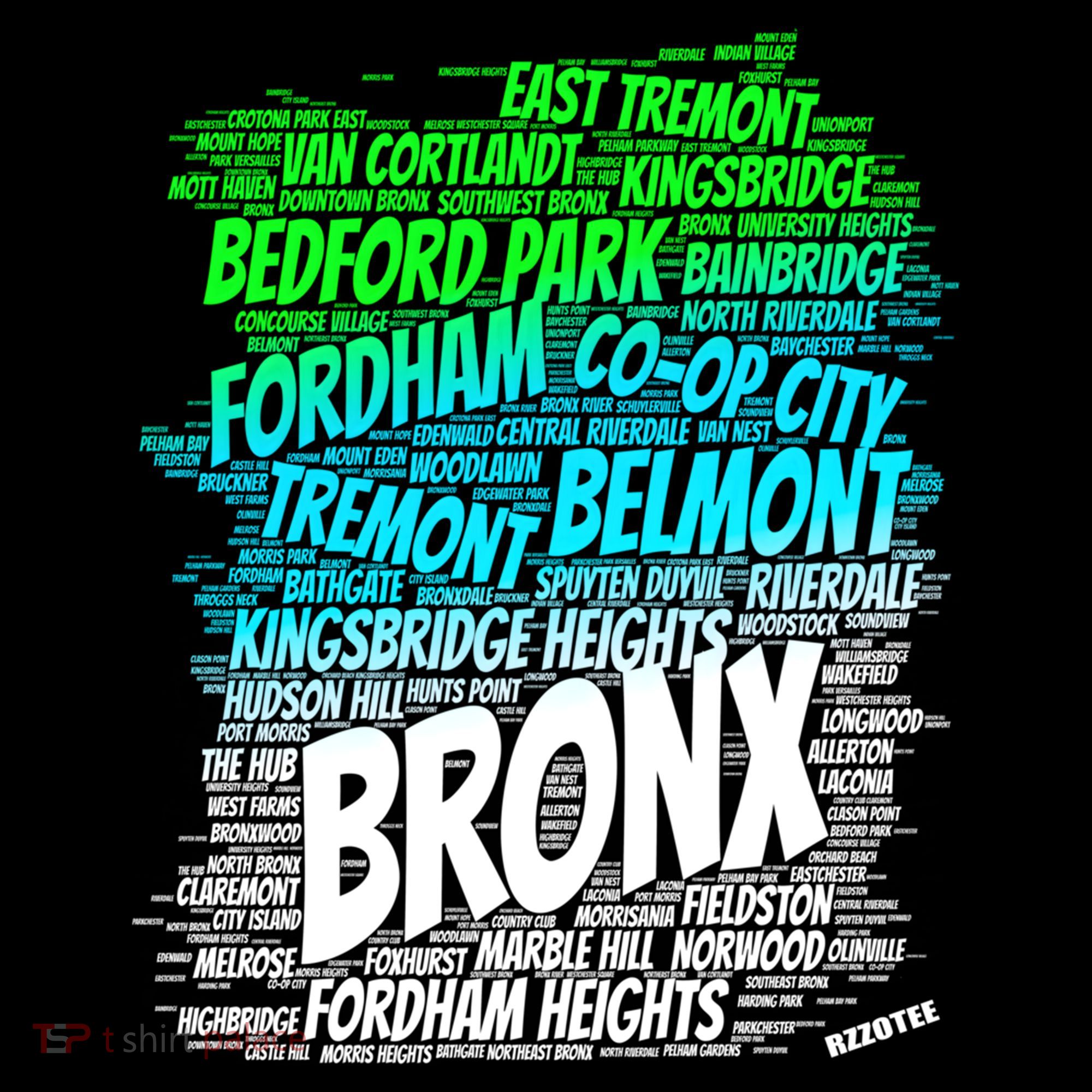 Boogie Down Bronx New York City Pride Map Area Like A Zoo Gift Women's Hoodie