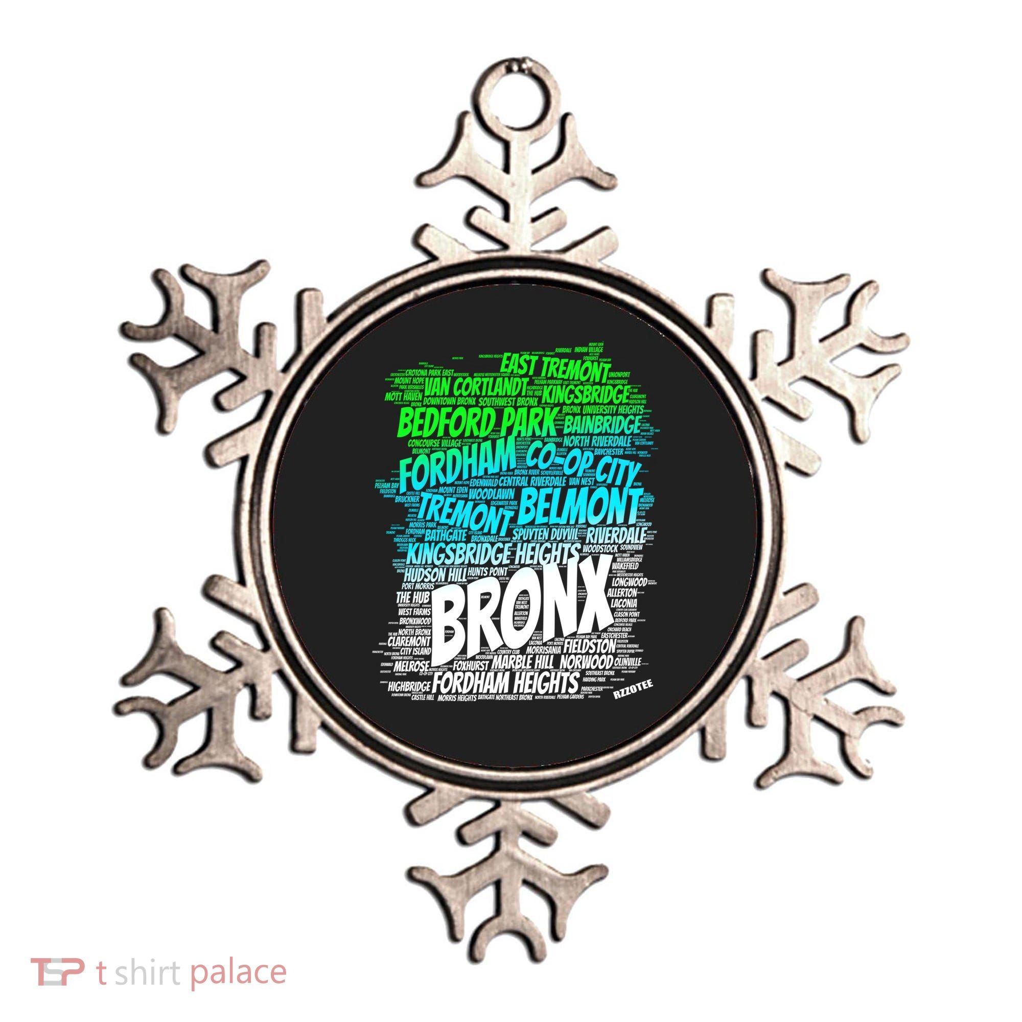 Boogie Down Bronx New York City Pride Map Area Like A Zoo Gift Ornament