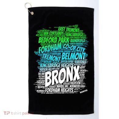 Boogie Down Bronx New York City Pride Map Area Like A Zoo Gift Golf Towel