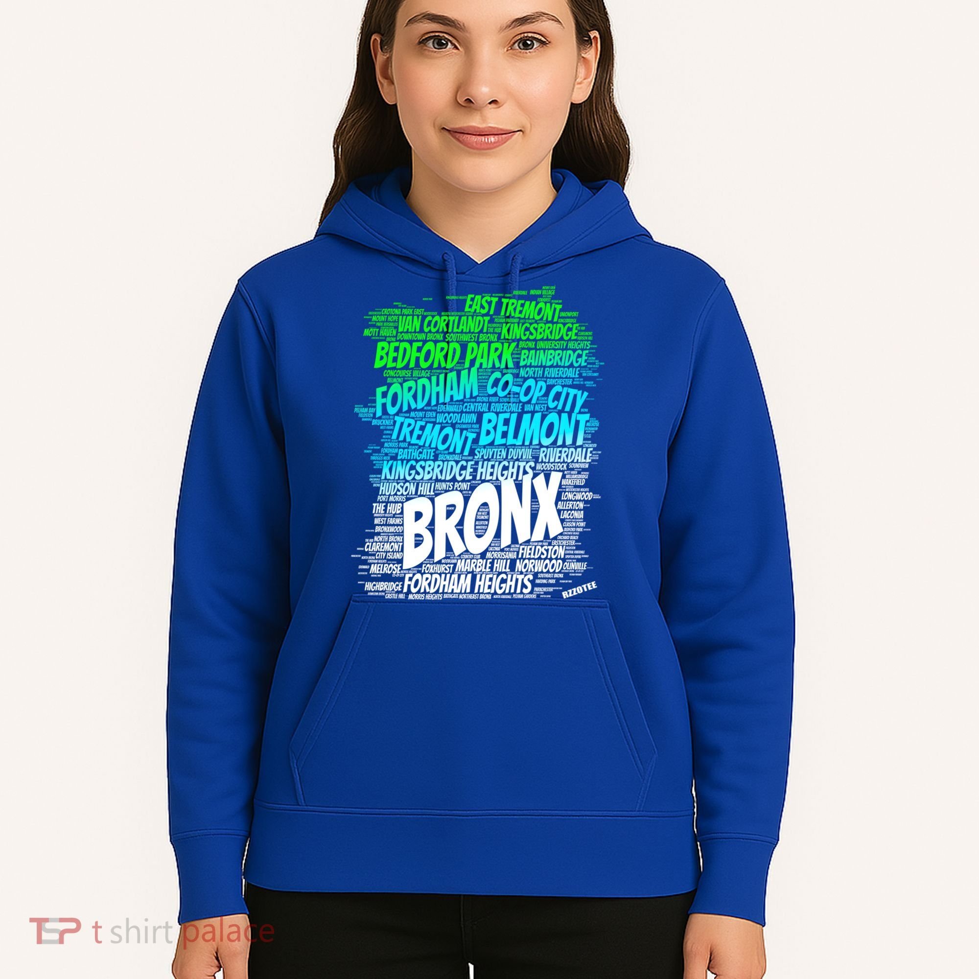 Boogie Down Bronx New York City Pride Map Area Like A Zoo Gift Hoodie