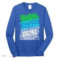 Boogie Down Bronx New York City Pride Map Area Like A Zoo Gift Long Sleeve Shirt thumb 0