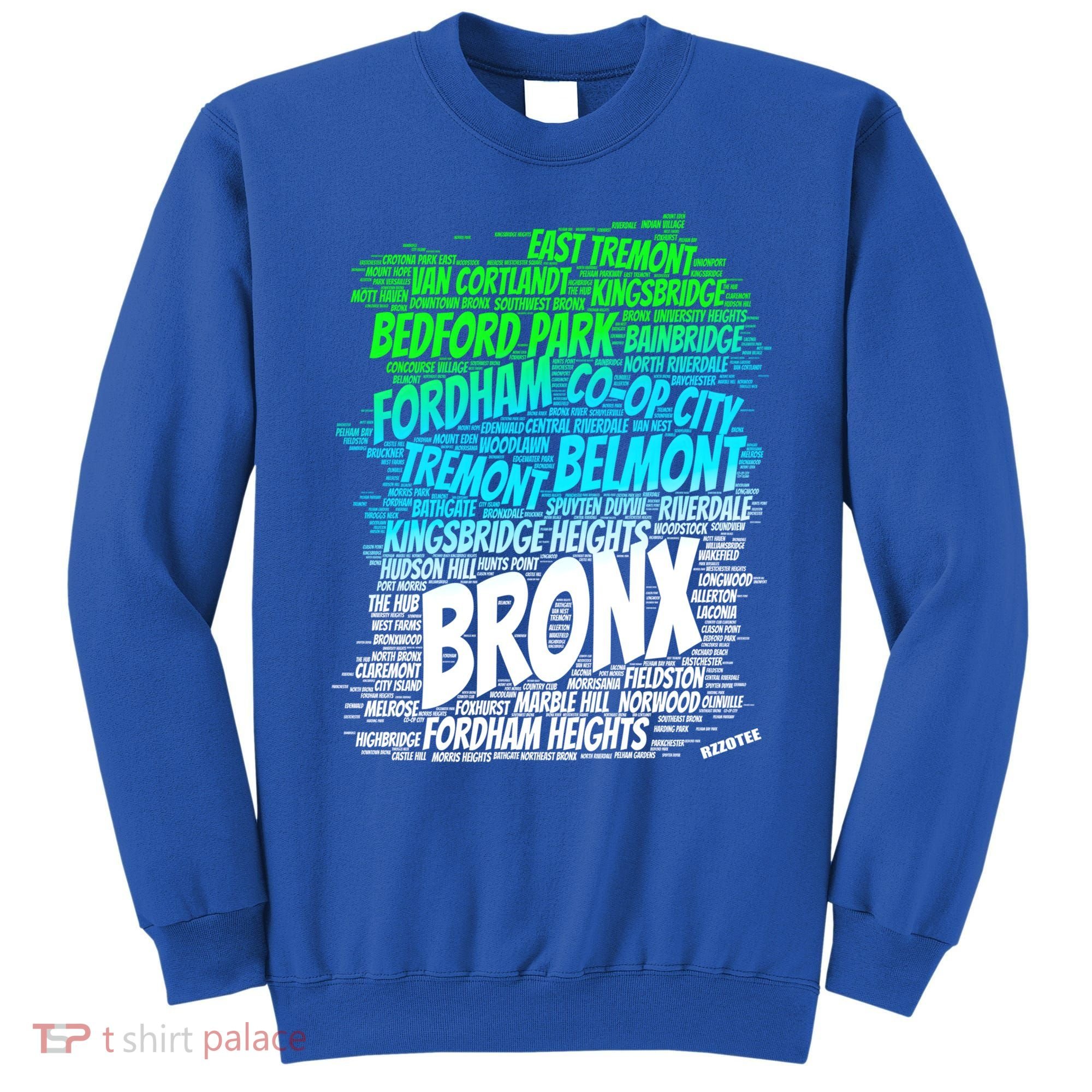 Boogie Down Bronx New York City Pride Map Area Like A Zoo Gift Sweatshirt