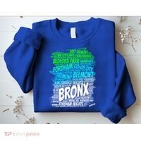 Boogie Down Bronx New York City Pride Map Area Like A Zoo Gift Sweatshirt thumb 2