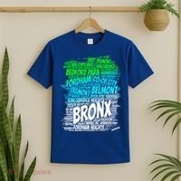 Boogie Down Bronx New York City Pride Map Area Like A Zoo Gift T-Shirt thumb 2