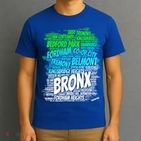 Boogie Down Bronx New York City Pride Map Area Like A Zoo Gift T-Shirt thumb 3