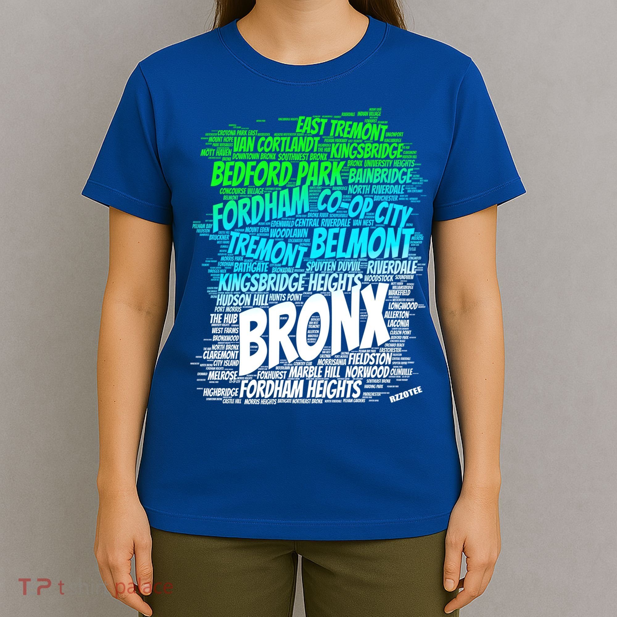 Boogie Down Bronx New York City Pride Map Area Like A Zoo Gift T-Shirt
