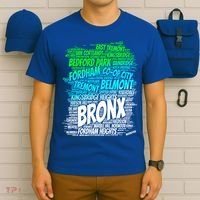 Boogie Down Bronx New York City Pride Map Area Like A Zoo Gift T-Shirt thumb 6