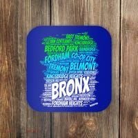 Boogie Down Bronx New York City Pride Map Area Like A Zoo Gift Coaster thumb 0