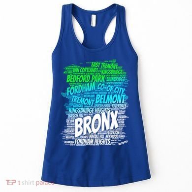 Boogie Down Bronx New York City Pride Map Area Like A Zoo Gift Women's Tank Top