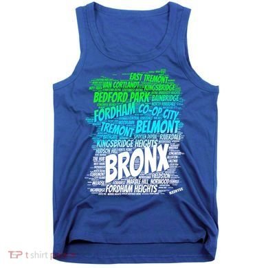 Boogie Down Bronx New York City Pride Map Area Like A Zoo Gift Tank Top