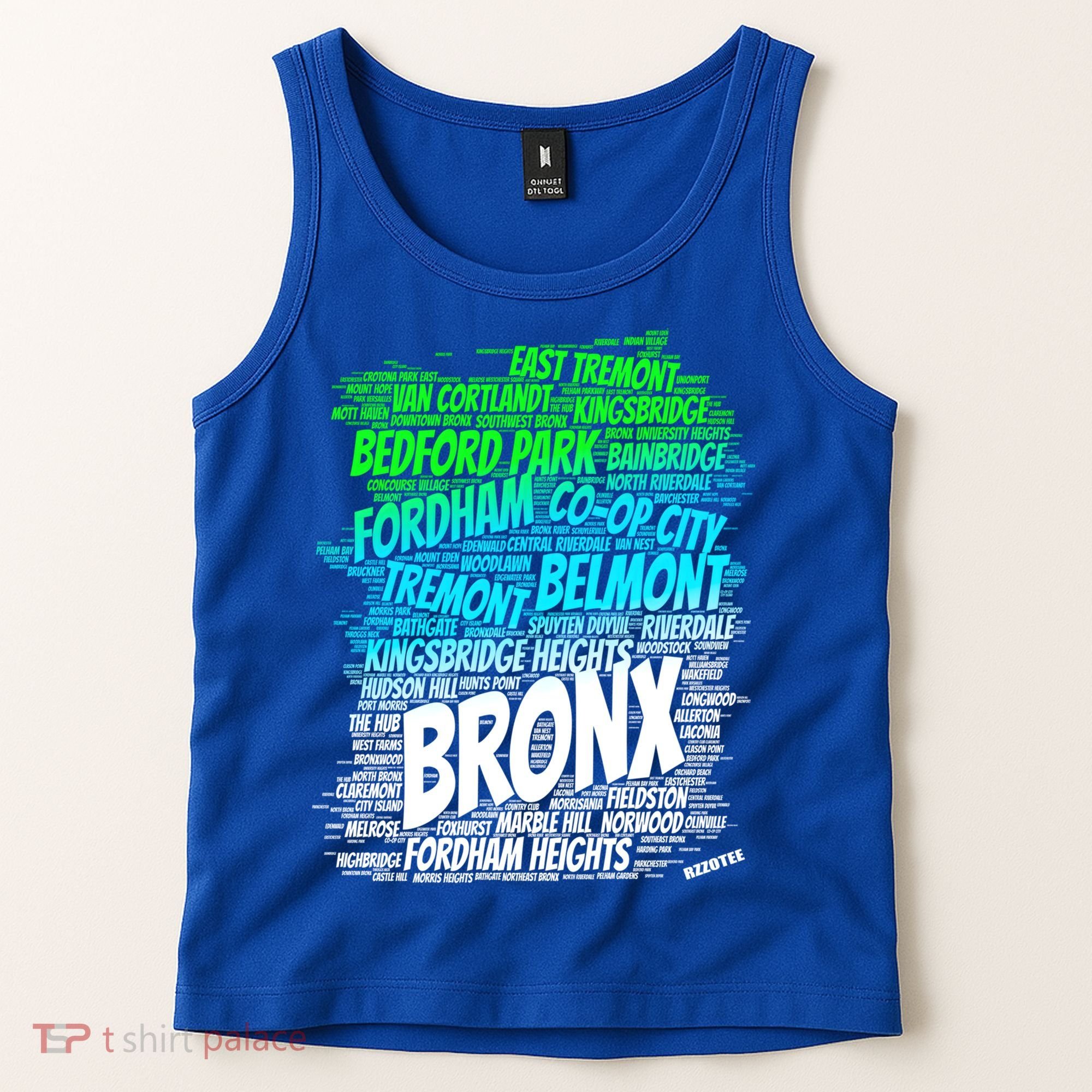 Boogie Down Bronx New York City Pride Map Area Like A Zoo Gift Tank Top