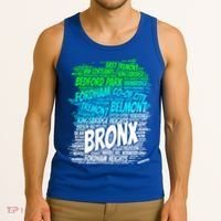 Boogie Down Bronx New York City Pride Map Area Like A Zoo Gift Tank Top thumb 3