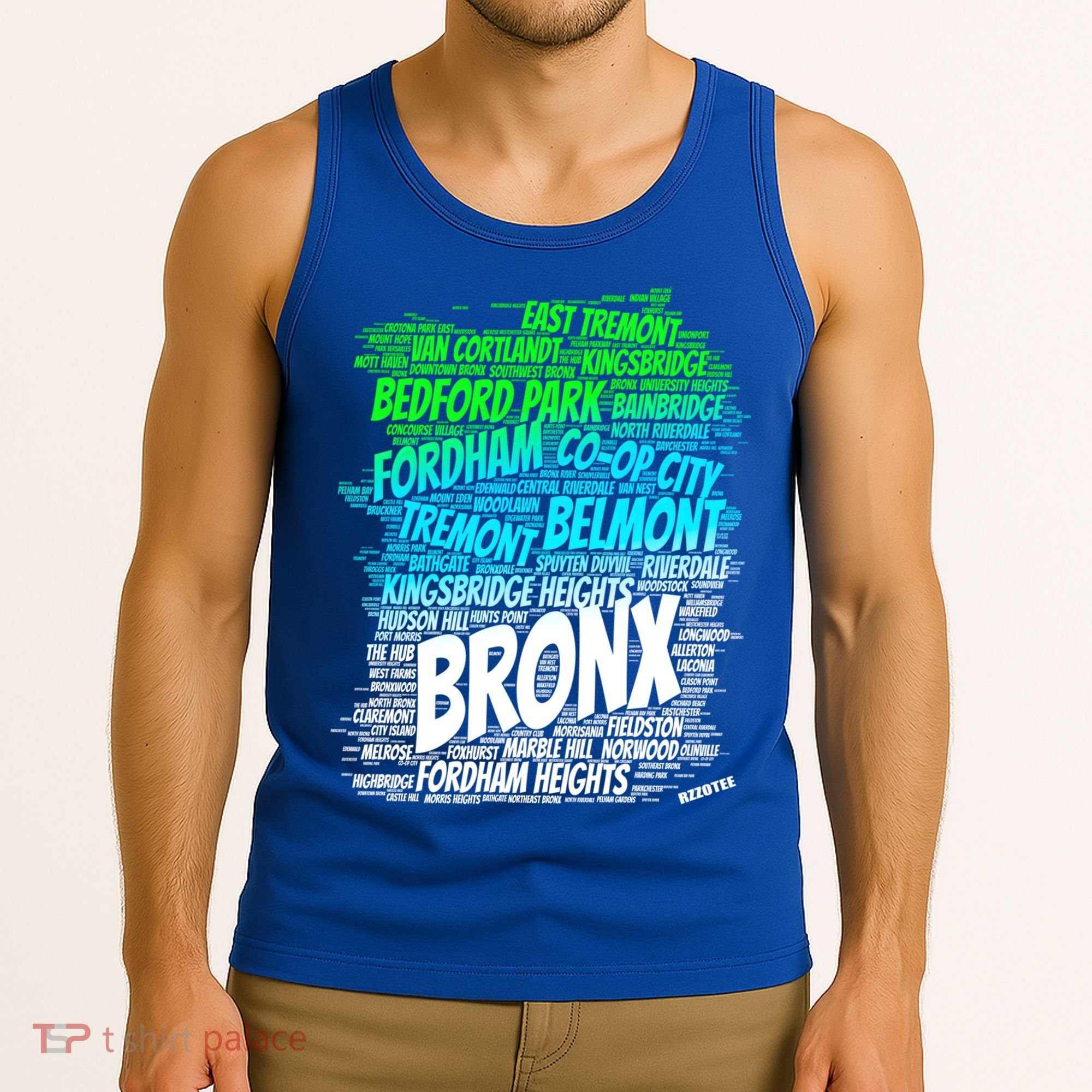 Boogie Down Bronx New York City Pride Map Area Like A Zoo Gift Tank Top