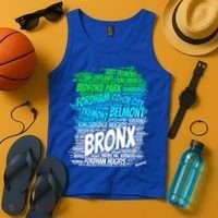 Boogie Down Bronx New York City Pride Map Area Like A Zoo Gift Tank Top thumb 4