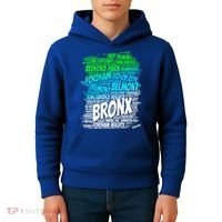 Boogie Down Bronx New York City Pride Map Area Like A Zoo Gift Kids Hoodie thumb 4