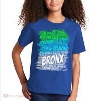 Boogie Down Bronx New York City Pride Map Area Like A Zoo Gift Kids T-Shirt thumb 2