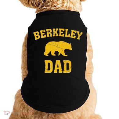 Berkeley Dad Bear Graphic FatherS Day Doggie Tank