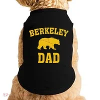 Berkeley Dad Bear Graphic FatherS Day Doggie Tank thumb 0