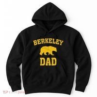 Berkeley Dad Bear Graphic FatherS Day Hoodie thumb 0