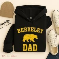 Berkeley Dad Bear Graphic FatherS Day Hoodie thumb 4