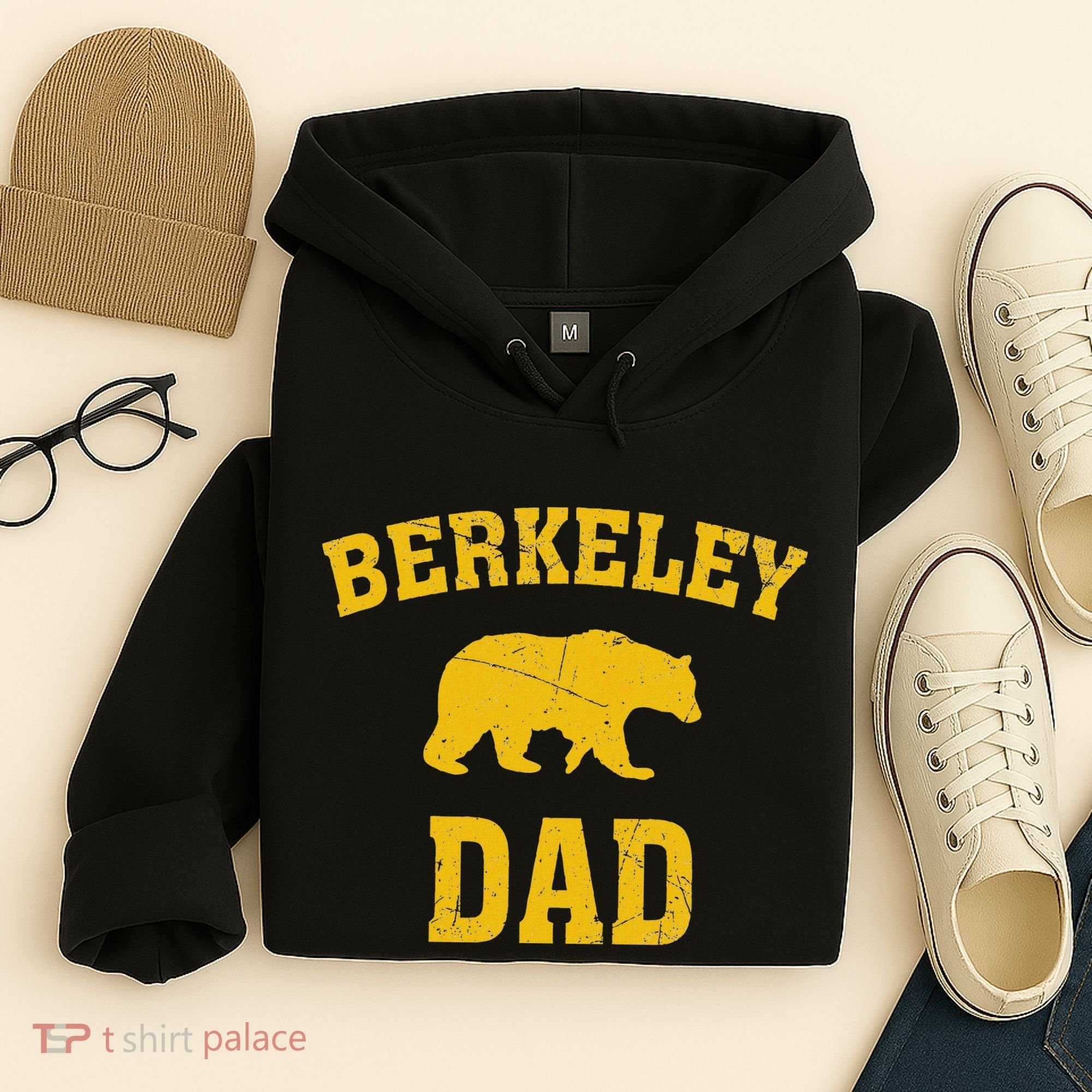 Berkeley Dad Bear Graphic FatherS Day Hoodie
