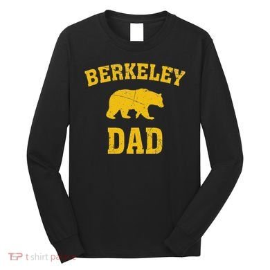 Berkeley Dad Bear Graphic FatherS Day Long Sleeve Shirt