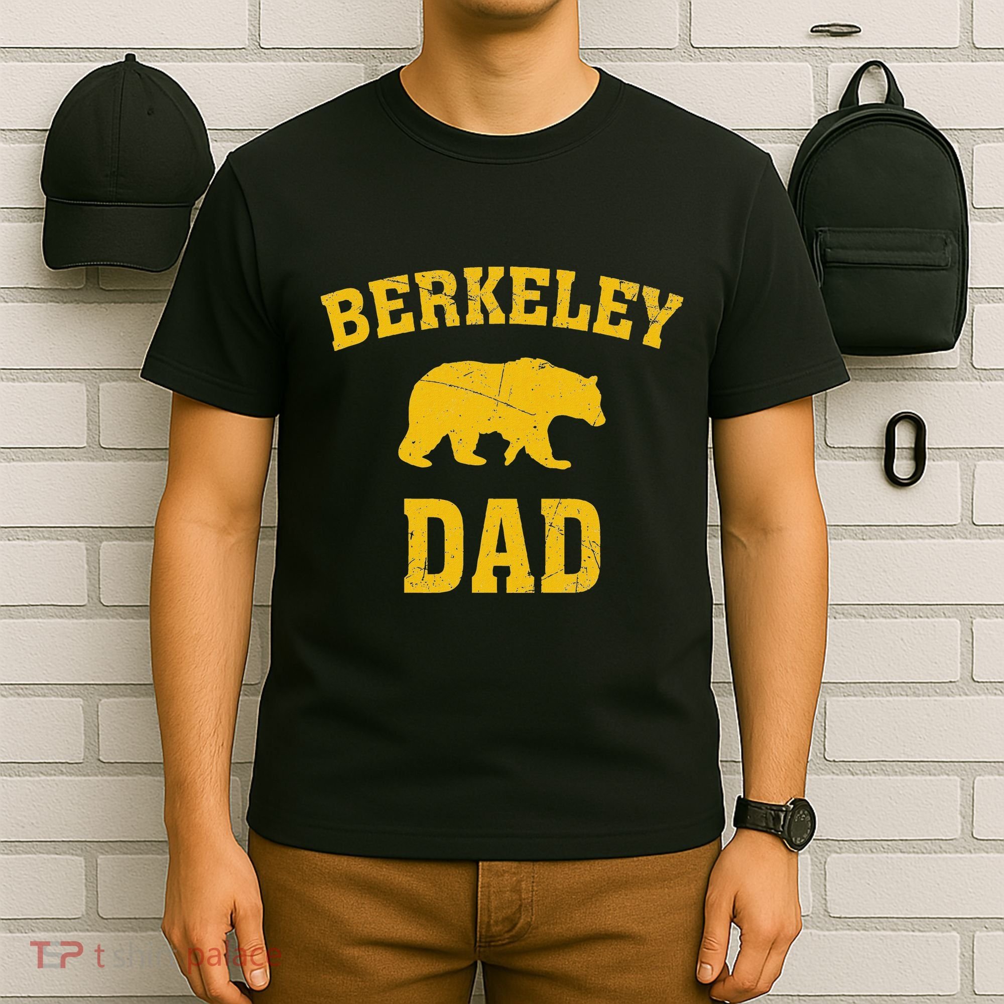 Berkeley Dad Bear Graphic FatherS Day T-Shirt