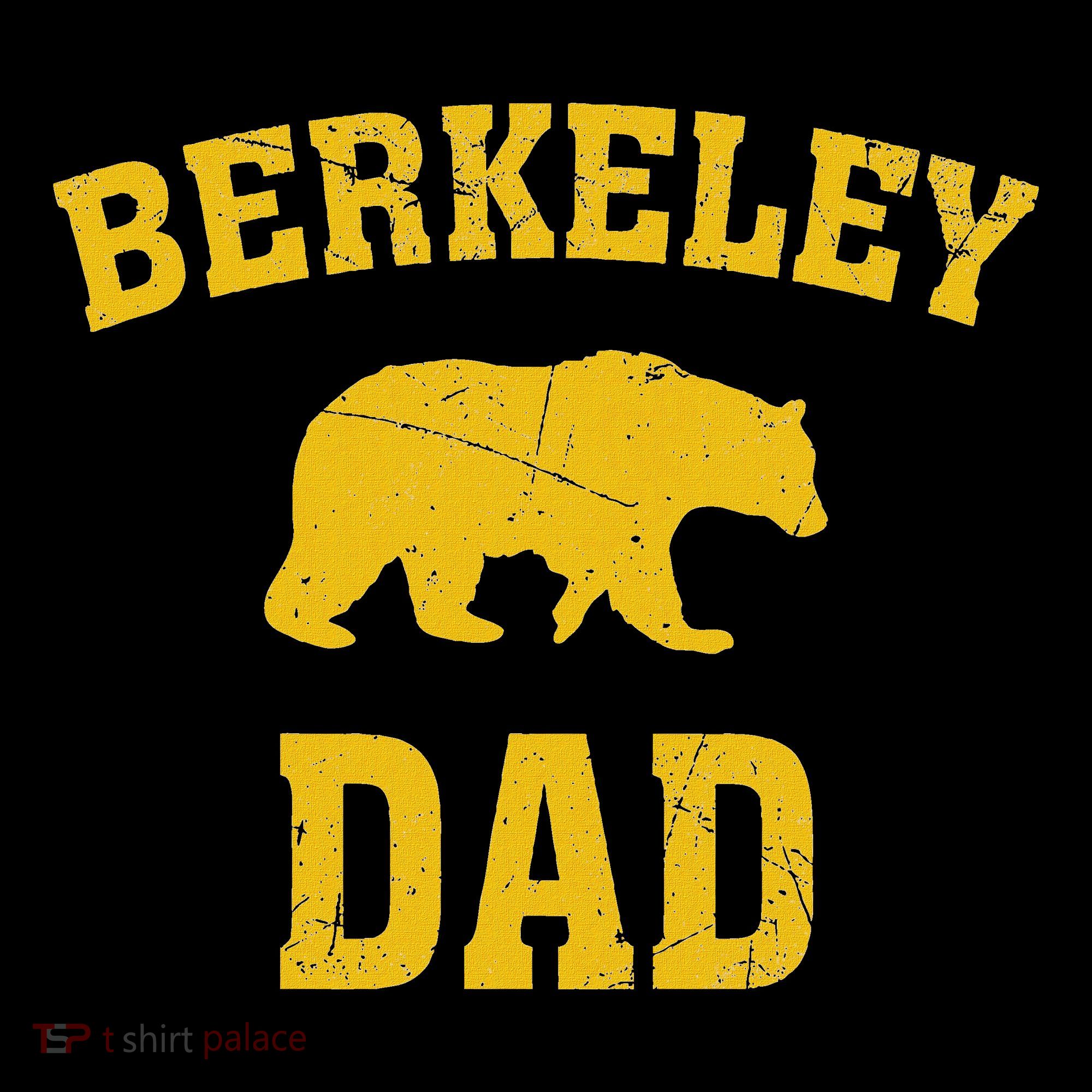 Berkeley Dad Bear Graphic FatherS Day Button
