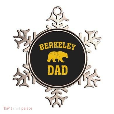 Berkeley Dad Bear Graphic FatherS Day Ornament