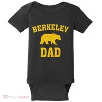 Berkeley Dad Bear Graphic FatherS Day Baby Bodysuit thumb 0