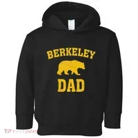 Berkeley Dad Bear Graphic FatherS Day Toddler Hoodie thumb 0