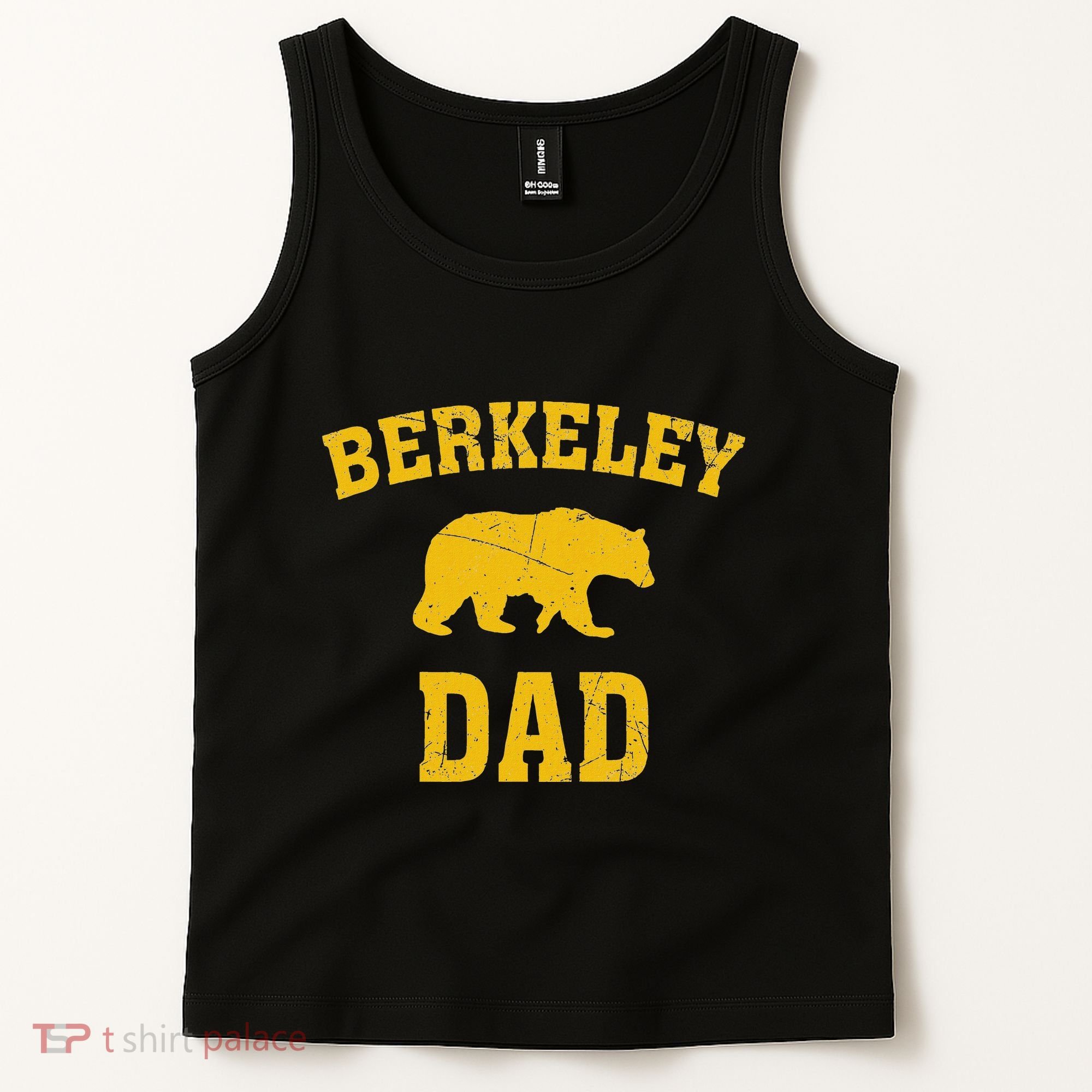 Berkeley Dad Bear Graphic FatherS Day Tank Top