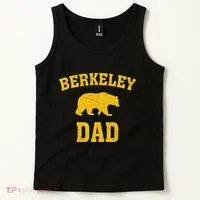 Berkeley Dad Bear Graphic FatherS Day Tank Top thumb 2