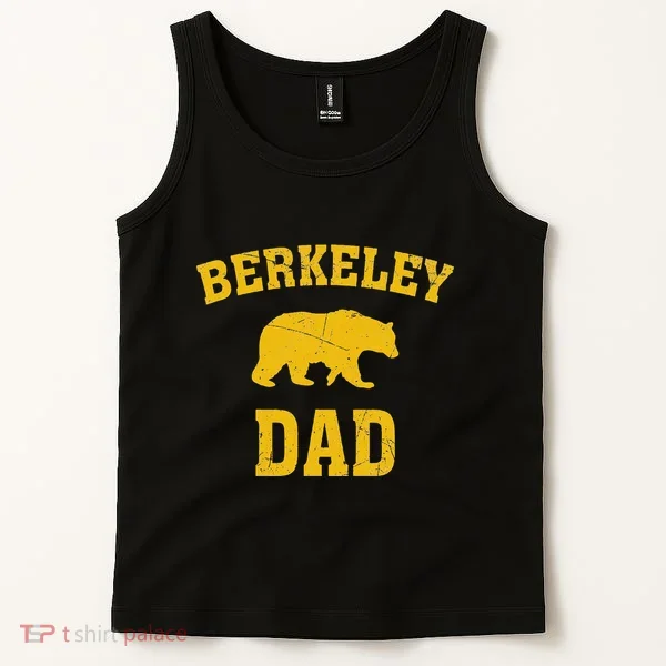 Berkeley Dad Bear Graphic FatherS Day Tank Top