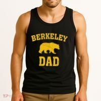 Berkeley Dad Bear Graphic FatherS Day Tank Top thumb 3
