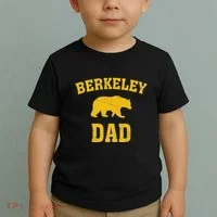 Berkeley Dad Bear Graphic FatherS Day Toddler T-Shirt thumb 2