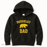 Berkeley Dad Bear Graphic FatherS Day Kids Hoodie thumb 0