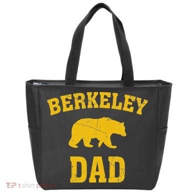 Berkeley Dad Bear Graphic FatherS Day Tote Bag