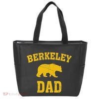 Berkeley Dad Bear Graphic FatherS Day Tote Bag thumb 0