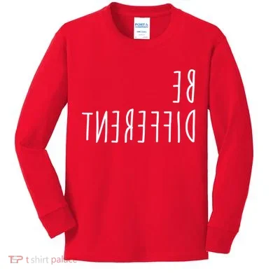 Be Different Kids Long Sleeve Shirt