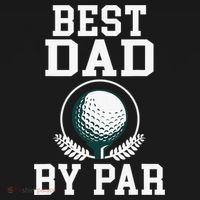 Best Dad by Par Golf Daddy Golfing Father Apron thumb 3