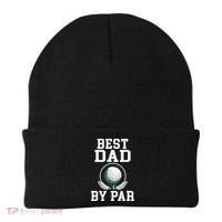 Best Dad by Par Golf Daddy Golfing Father Beanie thumb 0