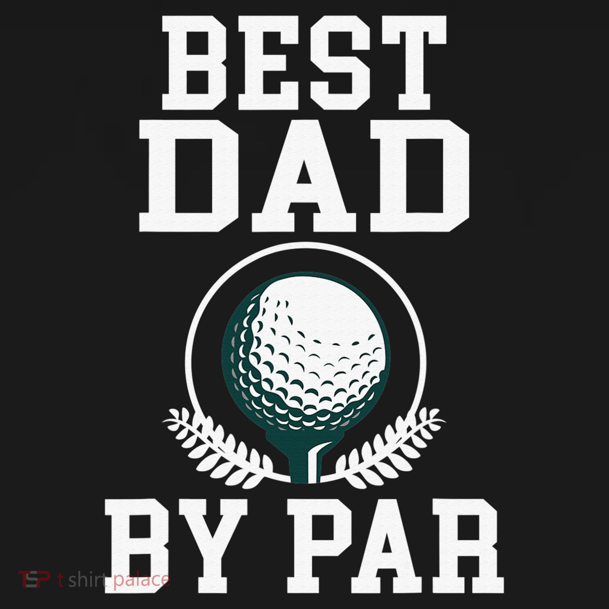 Best Dad by Par Golf Daddy Golfing Father Coaster
